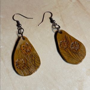 Handcrafted Leather Earrings